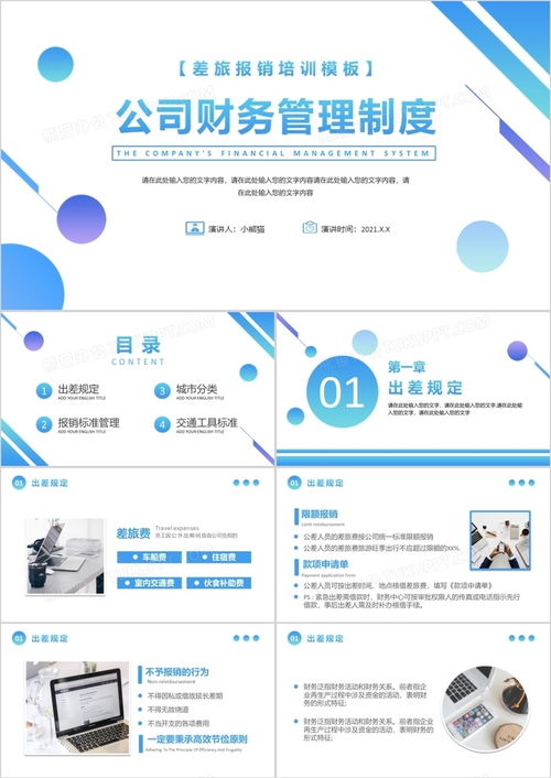 藍(lán)色簡(jiǎn)約風(fēng)公司財(cái)務(wù)管理制度培訓(xùn)動(dòng)態(tài)ppt模板下載 熊貓辦公